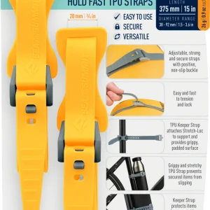 Accessoire de sac Stretch-Loc TPU Straps 15" x 3/4" (2 packs)