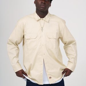 Chemise Dickies Beige Manches Longues
