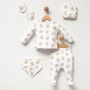 ENSEMBLE 5 PIECES MATERNITE 0-1 mois