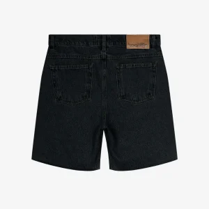 Baggy Black Denim Bermudes
