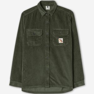 Tee-shirt Corduroy Minimal Kaki