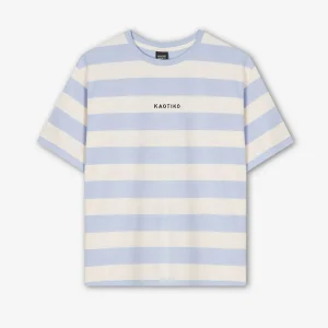T-shirt Niall Stripes Orchid Lilac