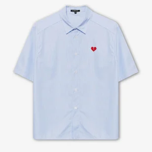 Loui Heart  Chemise Bleu/ Blanc
