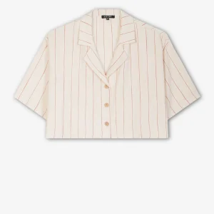 Chemise Barbacoa Stripes Ivory/ Burgundy