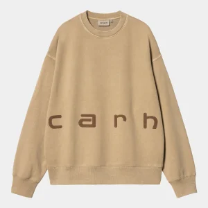 Carhartt WIP Script Sweatshirt Peanut/ Tobacco