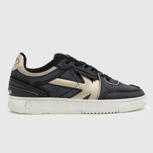 Kaotiko Boston Piping Metal Black Sneakers