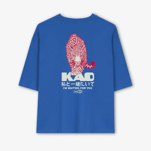 T-shirt court Waiting For You Royal