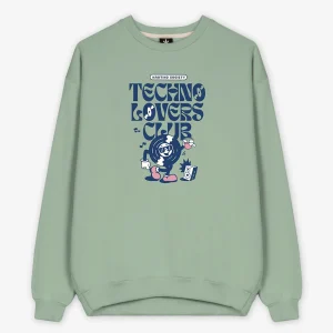 Techno Lovers Club Fresh Green Sweatshirt