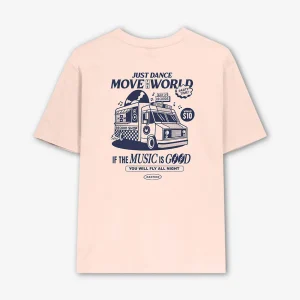 Washed Just Dance Foodtruck Pink Baby T-shirt
