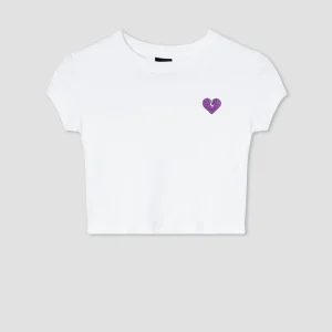 Broken Heart White/ Mallow T-Shirt