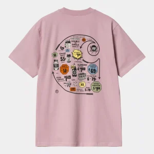 Carhartt WIP Catalogue C Logo Hortensia T-Shirt