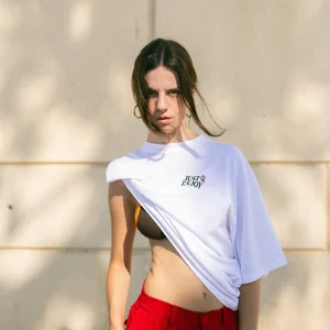 T-shirt blanc Just Enjoy