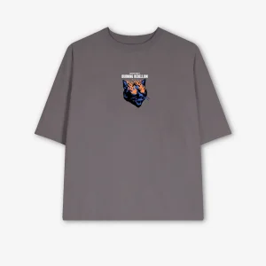 T-shirt court Burning Rebellion Gray