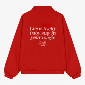 Veste polaire Life Is Tricky Red
