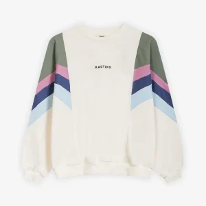 Sudadera Ginger Ivory / Old Green/ Orchid/ Tinta