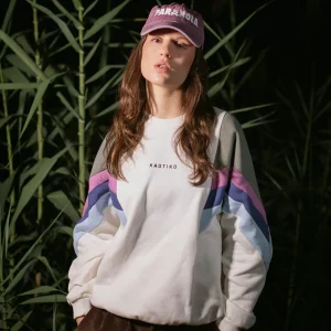 Sudadera Ginger Ivory / Old Green/ Orchid/ Tinta