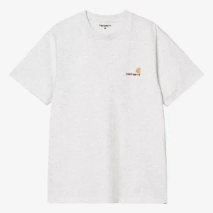 T-shirt Carhartt WIP American Script Ash
