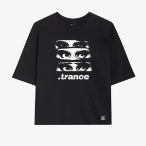 T-shirt Trance Eyes noir