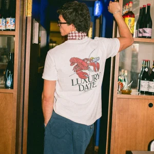 T-Shirt blanc en coton biologique Luxury Date