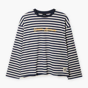 Cheers T-shirt, Darling Stripes Navy
