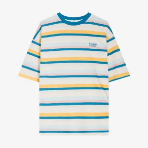 Camiseta Stripes Kaotiko Society 501 Green/ Yellow