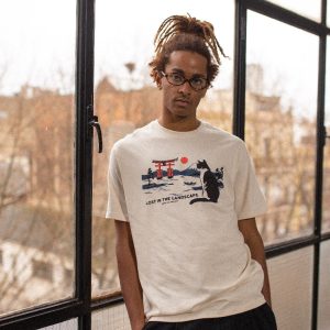 T-shirt Landscape Organic Cotton Ivory