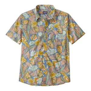 Patagonia - Men's Go-To Shirt - Flourish / Abundant Blue - Chemise hommes