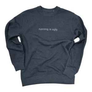 4T2 - Running is ugly Sweat - heather anthracite - Sweatshirt hommes