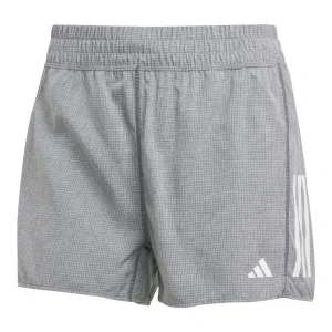 Adidas - Own The Run 4” Short - grey / white  - Short de running femmes