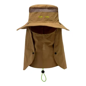 Elliker X Pyra - Feizor Packable Bkt Hat Neck & Face Cvr - DK sand - chapeau