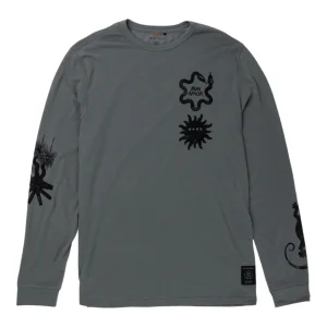 Roark Run Amok - Mathis Core LS Running Tee - forest - teeshirt running hommes