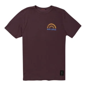 Roark Run Amok - Mathis Core Running Tee - purple ash - teeshirt running hommes