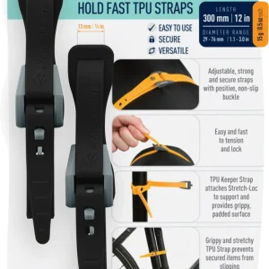Accessoire de sac Stretch-Loc TPU Straps 12" x 1/2" (2 packs)