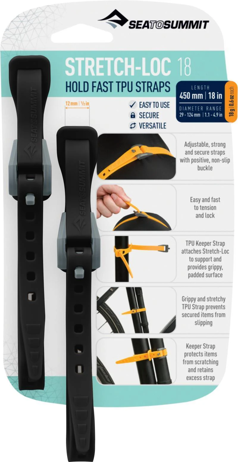 Accessoire de sac Stretch-Loc TPU Straps 18" x 1/2" (2 packs) – Image 5