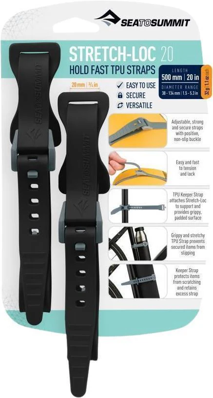 Accessoire de sac Stretch-Loc TPU Straps 20" x 3/4" (2 packs) – Image 2