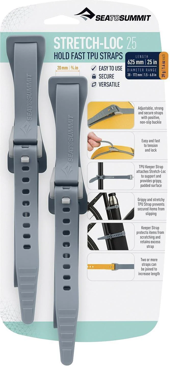 Accessoire de sac Stretch-Loc TPU Straps 25" x 3/4" (2 packs) – Image 3