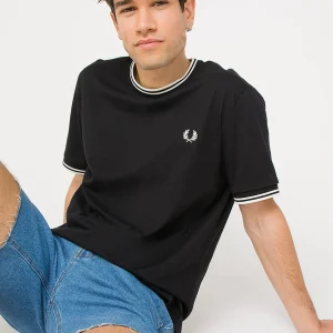 T-shirt Fred Perry Noir