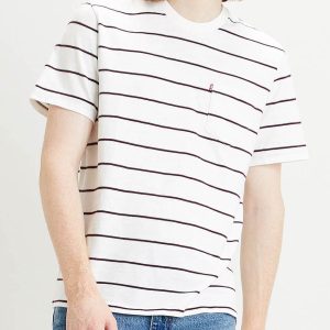 T-shirt Levi's Sunset Pocket Saturday à Rayures