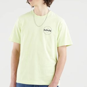 T-shirt citron vert coupe décontractée Levi's