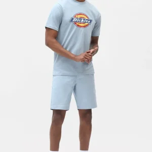 Dickies Chemise Logo Icône bleue Brouillard