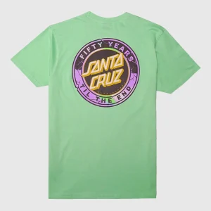 Tee-shirt Santa Cruz 50TH TTE Dot Apple Mint