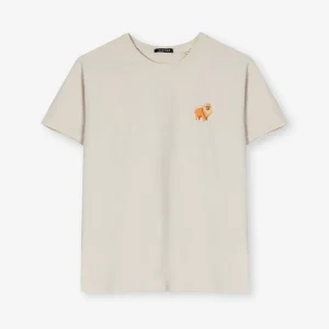 T-shirt Washed Pomerania Stone