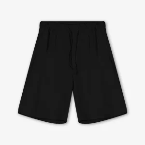 Bermuda Relaxed Canvas Clips Noir