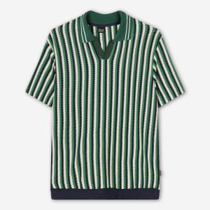 Polo finlandais rayé