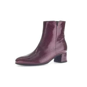 Gabor – boots vernies – bordeau