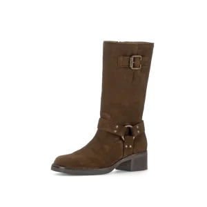 Gabor – bottes croute de cuir – brun