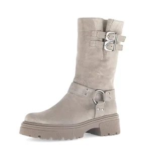 Gabor – bottes croute de cuir – crème