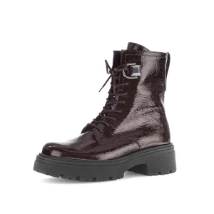 Gabor – bottines vernies – brun foncé