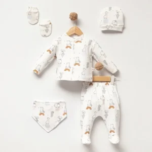 ENSEMBLE 5 PIECES MATERNITE 0-1 mois