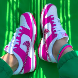 Dunk Low Rose Fuchsia Strass